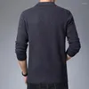 Hommes chandails 2023 marque vêtements mode mâle haute qualité loisirs Cardigan tricot pull/hommes Slim Fit tricot chemises/vêtements taille