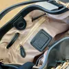 2023-handväskan Designer Bag Comen Classic ImitationStitching Black Leather Letter Drawcord Shoulder Bag Versatile Pommuter Chain Party Wallet
