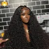 Inch HD Frontal Wigs For Women Curly Human Hair Brazilian 13x4 Full Lace Front Wig PrePlucked Deep With Baby