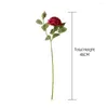 Dekorative Blumen, cremefarbene Rose, künstliche Blume, Hochzeit, Party, Dekoration, Vase, Blumenstrauß, Badezimmer, Schlafzimmer, gefälschte Pflanze, Heimdekoration, Weihnachtsgeschenke