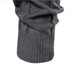 Мужские свитера Осенний Зимний Свитер с водолазкой мужской случайный вязаный вязаный свитер.