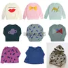 T-shirts Sale Kids Sweatshirt Brand New Autumn Winter Boys Girls Clothes Print Stitch Hooded Coat Baby Children Windproof Cotton Outwear x0719