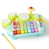 Baby Music Sound Toys Cartoon Baby Music Tangentboard Piano Drum Baby Music Toys and Music and Lighting Early Education Development Children's Toys 230719