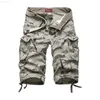 Men's Shorts Cotton Mens Cargo Shorts Fashion Camouflage Male Shorts Multi-Pocket Casual Camo Outdoors Tolling Homme Short Pants 2022 Summer L230719