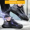 Safety Shoes safety shoe for electrician insulated work shoes anti smashing steel toe cap safety shoes anti stab anti-slip protective shoes 230718