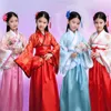 Abbigliamento da palcoscenico Costume cinese antico Bambini Bambino Sette fata Abito Hanfu Abbigliamento Spettacolo di danza popolare Tradizionale per ragazze3281