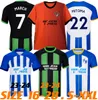 MAUPAY cucurella 2023 2024 camisetas de fútbol webster trossard marzo mac allister mwepu connolly moder 22 23 hogar lejos kit para niños camiseta de fútbol azul gaviota TAMAÑO 16-28 S-XXL