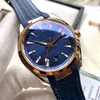 U1 Top AAA Watch Watch Rose Gold Sports Mens Gaus Herren Uhren Aqua 8900 Luksusowe VVSFactory Automatyczne zegarki Mistrz mechaniczny 150 m gumowy Montre