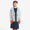 Pullover Koreanische Mädchen Jungen Strickjacke Pullover Weste 2022New BC Winter kinder Gestrickte Pullover Weihnachten Pullover Baby Kind Outwear Mantel HKD230719