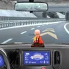 Interiördekorationer Solar Little Monk Creative Car Decoration Toys Chinese Style Little Novice Monk Skakar på huvudet Toy Creative Childraments X0718