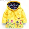 Coat Boys' waterproof windproof jacket Children's long sleeved jacket Girls' fashion jacket 2-6Y Z230719