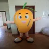 Costumi della mascotte del mango Tema animato verdure frutta Cospaly Personaggio mascotte dei cartoni animati Festa di carnevale di Halloween Costume202R