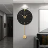 Horloges murales nordique horloge silencieuse salon moderne grande cuisine pendule luxe Reloj De Pared décor minimaliste WK50WC