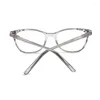 Sunglasses DOISYER Anti-blue Light Glasses Plastic Material Frame Retro Men And Women Transparent Round Face