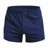 Mäns shorts män underkläder enkel mode lös pyjamasbyxor solid bomull hem komfort överdimensionerade pilar byxor lossa andningsbar boxare 5xl l230719