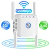 Маршрутизаторы 5G Wi-Fi Repeater Wi-Fi усилитель 1200 Мбит / с Wi Fi Signal Network Extender Long Range Booster увеличивает 5 ГГц беспроводной Wi-Fi 230718
