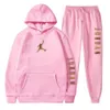 Sweatpants och Hoodie Set Tracksuit Men Hooded Sweatshirt Pants Pullover Suit Casual Clothe SSSS