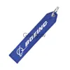 مفتاح السيارة 3pcs تطريز مفاتيح مفاتيح Boeing لهدايا الطيران تخصيص مفتاح ATV Car Truck Key Fobs S Luggage Bag Bag Bag Ring Llavero X0718