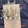 Hot Sale Custom Palm Pampas Bouquets Reed Torkade Pampas Torra liten mini Flower Bouquet för alla hjärtans dagsdekorarrangemang