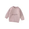 Pull Bébé Chandails Vêtements Automne Solide À Manches Longues Tricoté Infantile Enfants Garçons Filles Tricots Pulls 0-18m Toddler Survêtement Jumpers HKD230719