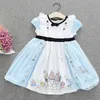 Little Girl Princess Costume Bambini Baby Girl Alice Dress Neonato Alice nel Paese delle Meraviglie Costume Kids Birthday Party Dress