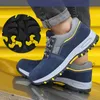 Safety Shoes Indestructible Men Shoes Anti-puncture Safety Shoes Work Sneakers Male Hiking Shoes Anti-smash Steel Toe Shoes Security Footwear 230718