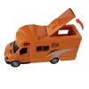 Flygplan Modle Small Size Pull Back Caravan Car Model Souvenir Ornament 3 Färger Rekreation Vehicle Boys Toy Birthday Present For Children 230718