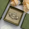 Fashion Letter Diamond Brooches Designer Broochs Pins Brooch For Woman Man Broochs Fashion Accessories Supply