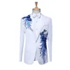 Mariage Abito da sposo con paillettes Uomo Abiti da sposa per uomo Blazer Ragazzi Prom Fashion Slim Masculino Ultimi disegni di mutande da uomo 282v