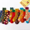Frauen Socken Mode Marke HAPPY Baumwolle Lustige Schöne Früchte Kartoffel Straße Herzen Gilrs Kleid Kreative Weibliche