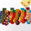 Women Socks Fashion Brand HAPPY Cotton Funny Lovely Fruits Potato Street Hearts Gilrs Dress Creative Female