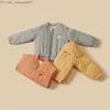 Donsjas 1-6Y kinderkleding Herfst verdikte katoenen damesjas Kinderen warme jas Kinderwinterkleding Z230719