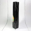 さまざまなサイズ100pc光沢のある黒いアルミホイルマイラーパッケージバッグ楕円形の窓がゼップロックフードストレージバッグ277W