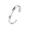 Designer TCs same 1837 coppia di apertura Bracciale Fashion 8mm6mm5mm concavo in acciaio con sigillo lettera versione larga