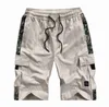 Mäns shorts M-8XL Mens Cargo Shorts 2022 Summer Camo Short Cotton Sweatpants Men Camouflage Military Pantalon Corto Hombre L230719