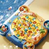 Sand Play Water Fun Montessori Magnetiska fiskespel Marine Life Cognition Color Number Music Toys for Children Education Parent Child 230719