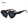 Sonnenbrille Buntes Katzenauge Frauen Mode Blumenform Sonnenbrillen Sommer Beach Street Trendy Shades Retro Eyewear