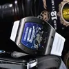 2020 mężczyzn zegarek luksusowy zegarek czarny silikonowy pasek mody projektant zegarek sportowy kwarc analogowy Relogio Masculi232i