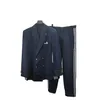 23SS Herren-Trainingsanzüge in Übergröße, Mäntel, Designer-Trainingsanzug-Sets, Herren, Streifendruck, Laufanzüge, Damen-Sportbekleidung, Blazer, Hose im Western-Stil, Weiß