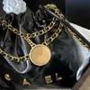 トップブランドの肩バッグゴミバッグデザイナー22handbagパールチェーンクロスボディバッグ女性クラシックイブニングバッグ