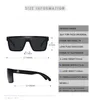 نظارة شمسية عالية الجودة علامات تجارية ذات جودة حرارية فاخرة من نظارات شمسية مربعة ملتصقة Len Men Sun Glasses UV400 230718