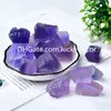 Natural Raw Blue Purple Fluorite Rocks Home Decor Brilliant Oregelbundet Rough Healing Quartz Crystal Chakra Gemstone Chunks "The Stone of Genius" Mineral Prov Bulk