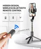 Q08 Q08D Supporto per telefono cellulare Stabilizzatore cardanico Smart Shooting Treppiede Bluetooth Selfie Stick Stabilizzatore cardanico