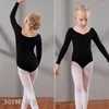 Stage Wear Dance Dress Children's Summer Cotton Short Sleeve Ballet Skirt Girl Training Gongfu Test Latin Costume D0782