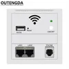 NOVO 802 11N 300Mbps Embedded WIFI roteador sem fio para le inn na parede ponto de acesso sem fio padrão poe ac100-240v203V