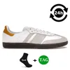 Hot Sale Nieuwe herenontwerper Casual schoenen lage top lederen trainers sneakers veganistische kauwgom Wales Bonner Cream Green Better Scarlet Luxurys dames sneaker