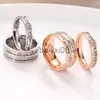 Band Rings Stainless Steel Single/Double Row CZ Eternity Ring Wedding Band for Women Girl 3-10 J230719