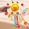 Intelligentie speelgoed Baby Montessori Trekkoord Sensor Speelgoed Ontwikkeling Tanden 6 12 Maanden Siliconen Activiteit Ontwikkeling Onderwijs Speelgoed 1-3 Y 230719