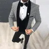 Erkekler Suits Blazers 2021 Sabah Erkekler Take Akşam Yemeği Partisi Prom Homme Damat Düğün Blazer İnce Fit Adam Smokin 3 Parçası258H