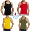 Canottiere da uomo 2 pezzi / lotto canotte da uomo in cotone da corsa canotte cool estate top palestra sport dimagranti biancheria intima casual colorata regalo da uomo 7 colori 230718